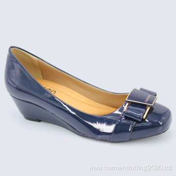 New wedge heel lady's round toe wedge